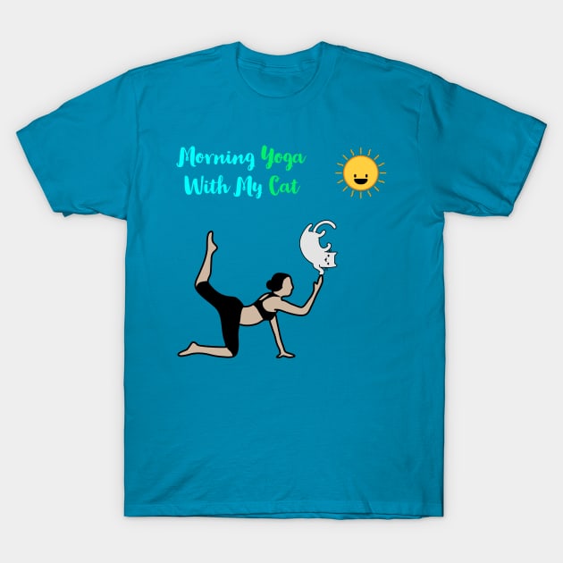 Morning Yoga T-Shirt by ak3shay